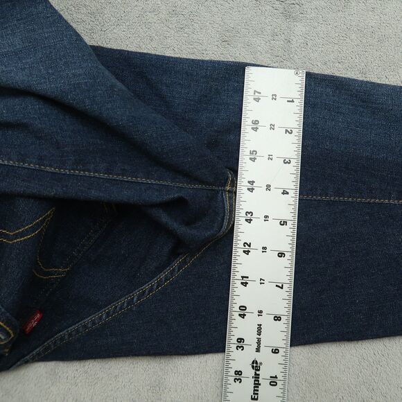 Levi's 711 Jeans Women's Size 27 Blue Mile High Super Skinny Denim 28" Inseam - Picture 6 of 16